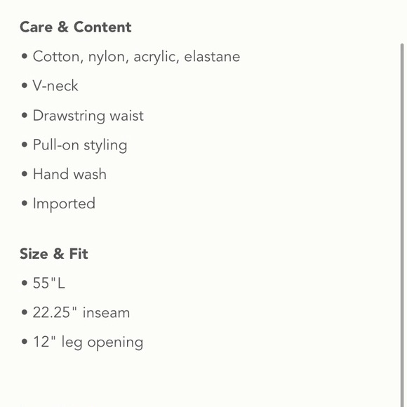 Anthro Daily Practice Sweater Knit Jumpsuit S M - Picture 14 of 14